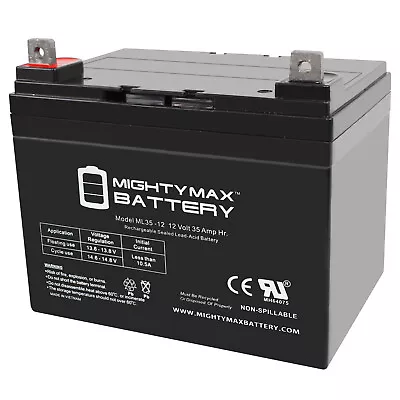 Mighty Max 12V 35Ah U1 Wheelchair Battery Replaces 33ah Werker WKDC12-33J • $74.99