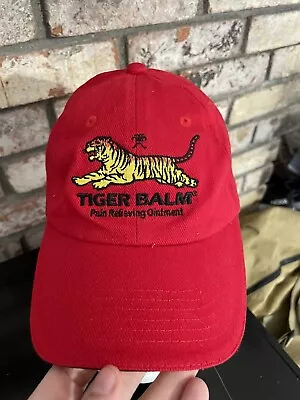 Tiger Balm Embroidered Hat / Cap - Red • $13.99
