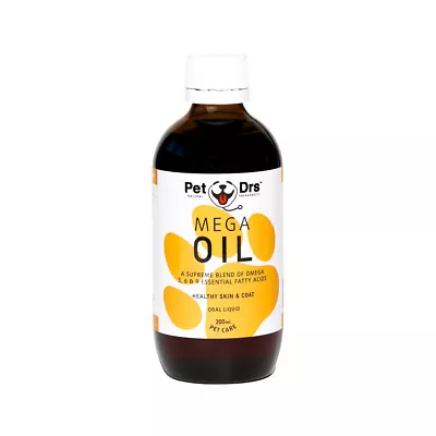 Pet Drs Mega Oil Omega 36 & 9 200mL • $18.08