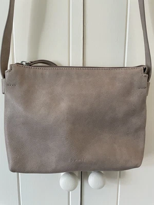 £12 • Buy ESPRIT Crossbody Bag Beige Metallic Adjustable Strap Excellent Condition