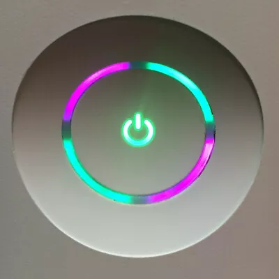 $13 • Buy Custom Xbox 360 Pink & Green ROL RF Board Ring Of Light / Power Button For PHAT