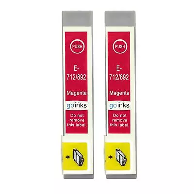 £6.40 • Buy 2 Magenta Ink Cartridges For Epson Stylus CX4300, DX4400, DX7000F, DX7450, SX205