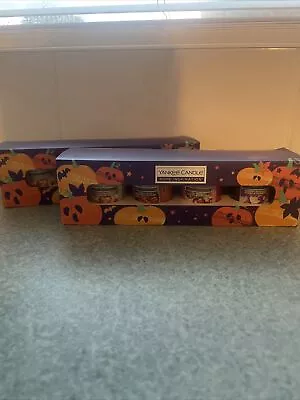 2pcs Yankee Candle Halloween Votive Set 4x 49g Fragrances Home Inspiration • £15.99