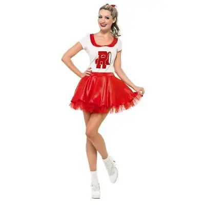 Smiffys Sandy Cheerleader Women's Grease Fancy Dress Costume • £32.49