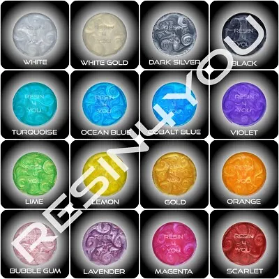 20g Pearl Metallic Mica Powder Pigments Dyes Epoxy Resin Soap Bath Bombs Candle  • £6.25