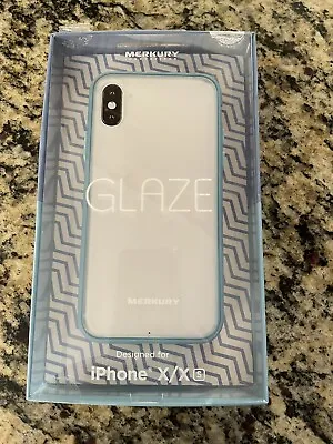 MERKURY Innovations Glaze IPhone X/XS Case Blue Trim NEW In BOX • $4