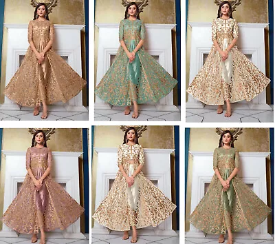 £53 • Buy Designer Party Wear Indian Pakistani Anarkali Wedding Salwar Kameez Dress Suit E