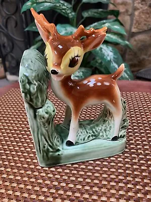 Vintage Relco Fairyland Ceramic Deer Bookend Japanese Produced • £20.89