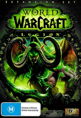 World Of Warcraft Legion Expansion Set PC Game - Disc Like New • $24.95