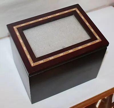 Melancco Wood Photo Storage Box Holds 101 Photos 4x6 Photos • $35