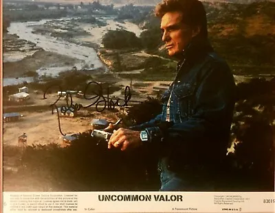 UNCOMMON VALOR: Robert Stack Autographed 8x10 Promo Photo. Signed In Person. • $50