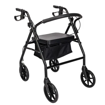 $79.99 • Buy Rollator Walker With Seat Metal Rolling Walker With 8-inch Wheels Medical Walker