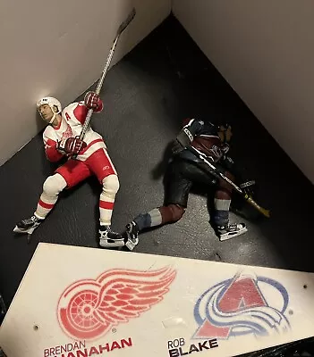 2003 McFarlane 2Pack Brendan Shanahan  Red Wings Vs. Rob Blake Avalanche AS IS • $5.99