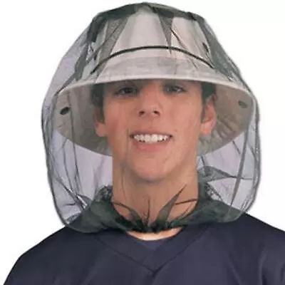 Mosquito Head Net Hat Cap With Netting For Fishing Hiking Bee Keeper • $7.04