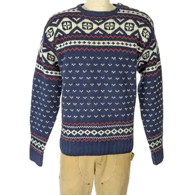 VTG Polo Ralph Lauren Wool Hand Knit Nordic Sweater Sz XXL EUC • $100.66