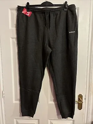 La Gear Ladies Grey Closed Hem Tracksuit Bottoms Joggers 20 3XL Brand New + Tag • £12.50