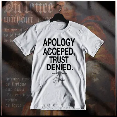 Gangster T-shirt Mobster Hustle Dope Urban Hip Hop Thug Apology Quote Tee • $19.99
