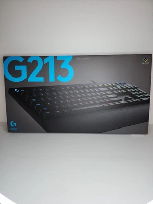 $49.99 • Buy Logitech Gaming Keyboard G213 Prodigy Wired Membrane RGB Dedicated Media Button