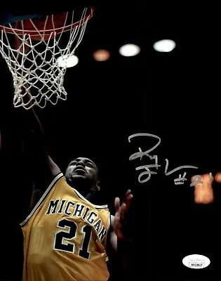 Ray Jackson Signed Michigan Wolverines 8x10 Photo #1 JSA Witness COA Fab 5 • $59.99