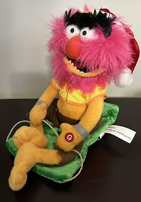 Muppets Animal Figure Holiday Sled Musical Collectible Vintage • $15.99