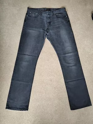 Gap Mens Black Stonewash/Grey Tall Fit Jeans 36 Waist X 36 Leg Brand New • £15