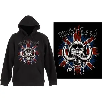 * Motörhead British War Pig Union Jack Official Motorhead PULLOVER HOODY HOODIE • £35