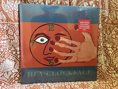 SEALED! Hey Clockface By Elvis Costello (2020) Indie Exclusive Red Vinyl 2xLP • $15