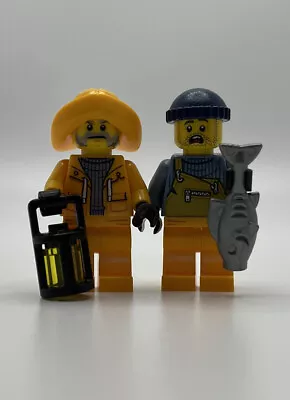 NEW LEGO Captain Jonas & Son Fishermen Hidden Side Minifigure 30356 Fig Hs007/8 • $10.95
