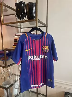 Authentic Messi Barcelona Jersey Youth XS 2017 (Size 22) NWT • $44