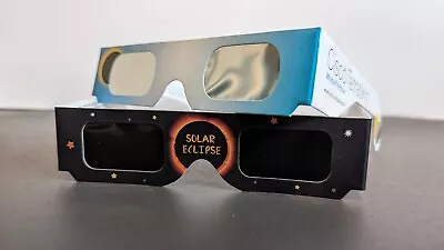 Solar Eclipse Glasses (1 Pair) -USA SHIP- 2024 NASA Approved ISO CE Certified • $2.25