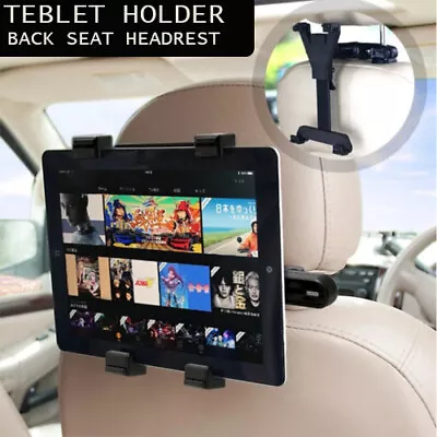 For All Tablet & IPad (7  TO 11 ) Universal Holder Mount Car Back Seat Headrest • £7.94