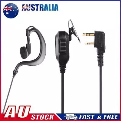 Walkie Talkie Earpiece G Type Earhook For Baofeng UV-5R Kenwood Two Way Radio * • $9.05