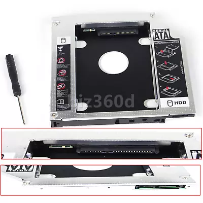 2nd Hard Drive HDD SSD SATA Caddy For Lenovo ThinkPad Edge E530 ThinkCentre M90z • $13.49