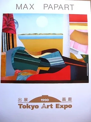 Max PAPART Original Poster Tokyo Art Expo 1990 - Large • $49.95
