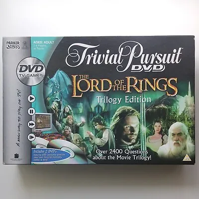 £13 • Buy Lord Of The Rings Trilogy Trivial Pursuit Edition DVD Board Game Complete