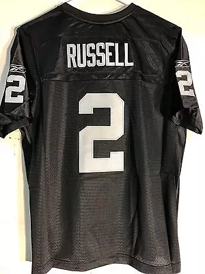 Reebok Women's Premier NFL Jersey Oakland Raiders Jamarcus Russell Black Sz S • $19.99