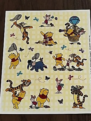 Vintage Disney Stickers - Hallmark - Winnie The Pooh Eeyore Piglet Tigger… • $1.75