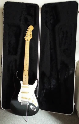 $622 • Buy Electric Guitar Squier By Fender Stratocaster Black Korea 1994 S/N CN446493