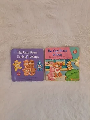 Vintage 1984 Care Bear Book Lot Hardcover Book Of Feelings In Town • $12.99