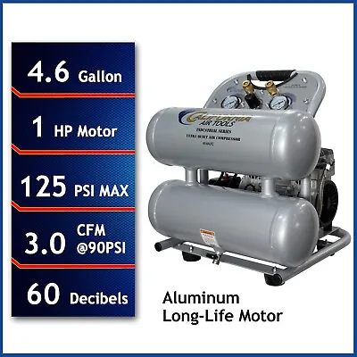 California Air Tools 4610ALFC Ultra Quiet & Oil-Free Air Compressor - BLEMISHED • $299