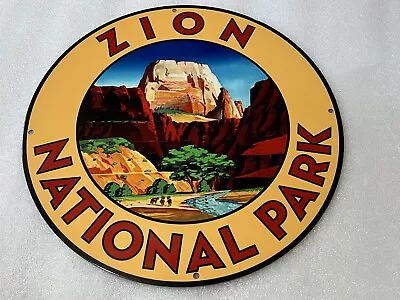 Zion National Park Heavy Metal Vintage Style Steel Sign • $49.99