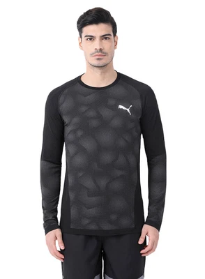 $57.37 • Buy PUMA EVOKNIT LS Camo Tee Long Sleeve Black 593532-01 Men’s Sz M MSRP $45.00 NEW.