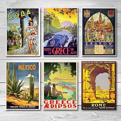 Vintage Travel  Posters 60 To Choose From -  • £4.50