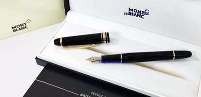 ⭐Montblanc* Meisterstück Classique 106522 Gold 145​ (Mid Size) Ink Pen  Fountain • $154