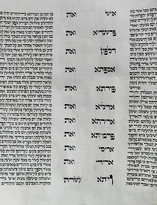 Authentic Megillah Esther Scroll Parchment Purim Judaica Beit Yosef Lithuania • $1500