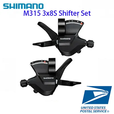 Shimano Altus SL-M315 Rapidfire Plus 3x7 3x8 Speed Trigger Shifter Black MTB • $15.38