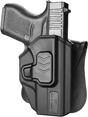 OWB Handgun Holster For Glock 43 43x Gen 1-5 Pistol Paddle Belt Molle - RH • $21.99