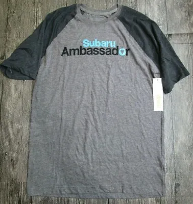 £10.74 • Buy Subaru Ambassador Women Medium Gray Raglan T Shirt
