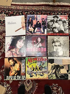 9 Vintage Records- Madonna Cher  & More • $19.98