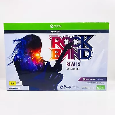 UNUSED Xbox One Rock Band 4 Rivals Fender Jaguar Guitar Strap Box + Inserts • $320